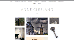 Desktop Screenshot of annecleeland.com