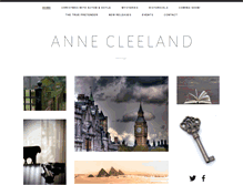 Tablet Screenshot of annecleeland.com